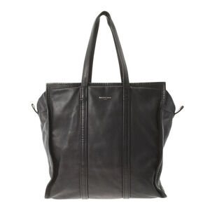 BALENCIAGA Bazaar Shopper Black Calfskin Tote Bag